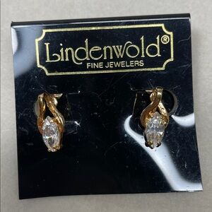 Lindenwold Vintage Gold and CZ Women's 14K HGE Earrings